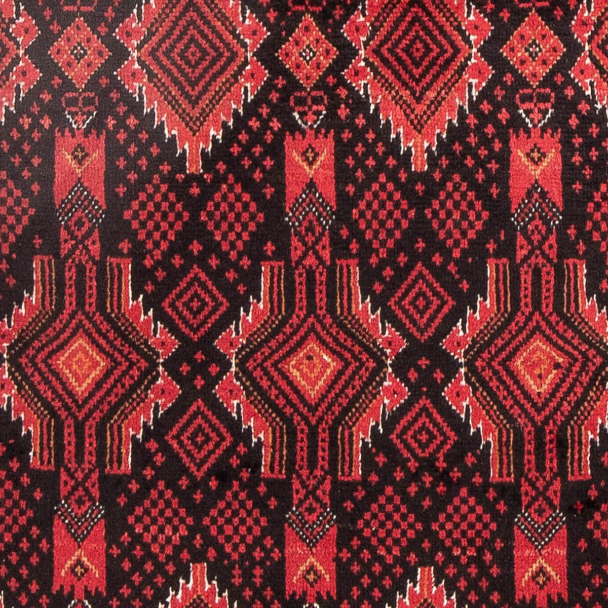 Alfombra de pasillo Alfombra Belutsch - 187 x 103 cm - rojo