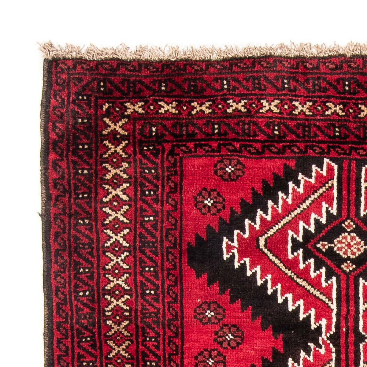 Alfombra Belutsch - 190 x 134 cm - rojo