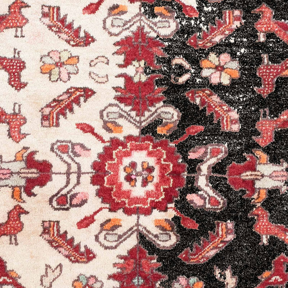 Alfombra Belutsch - 155 x 92 cm - rojo oscuro