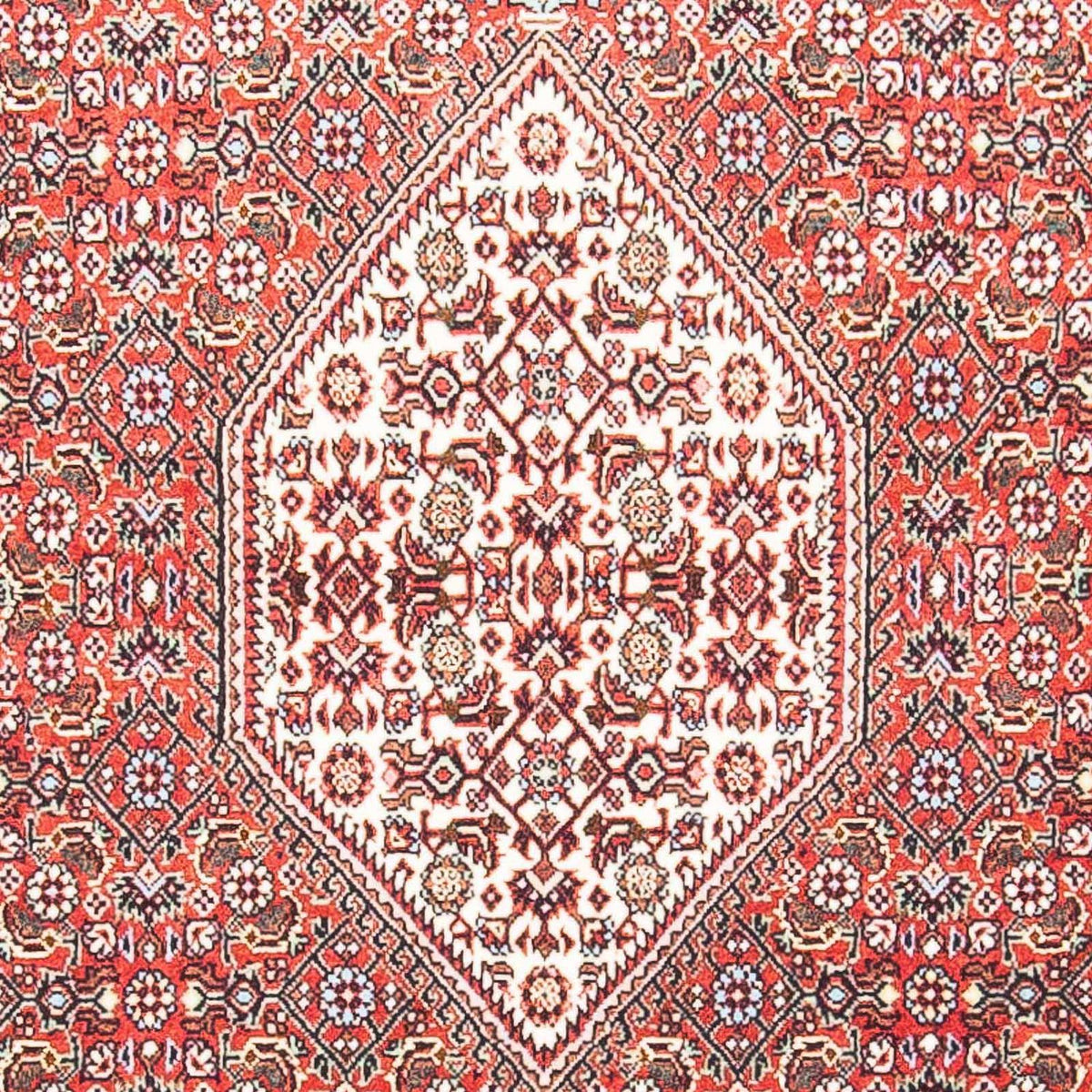 Alfombra persa - Bidjar - 156 x 88 cm - salmón