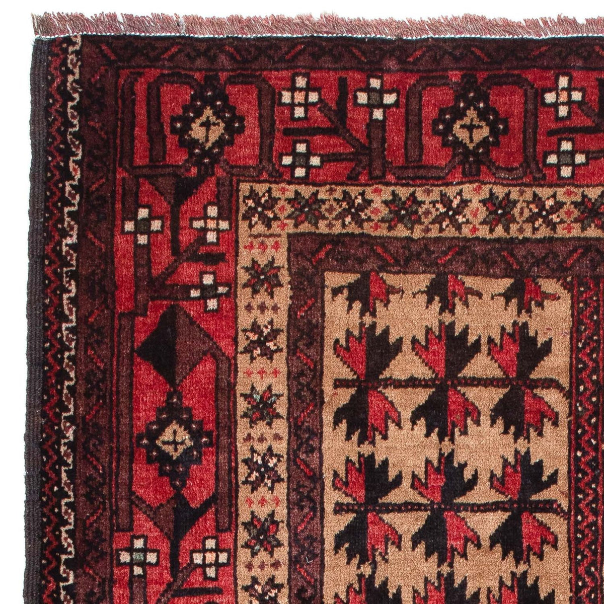 Alfombra Belutsch - 156 x 98 cm - marrón