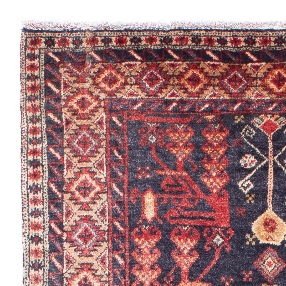 Alfombra Belutsch - 150 x 85 cm - azul oscuro