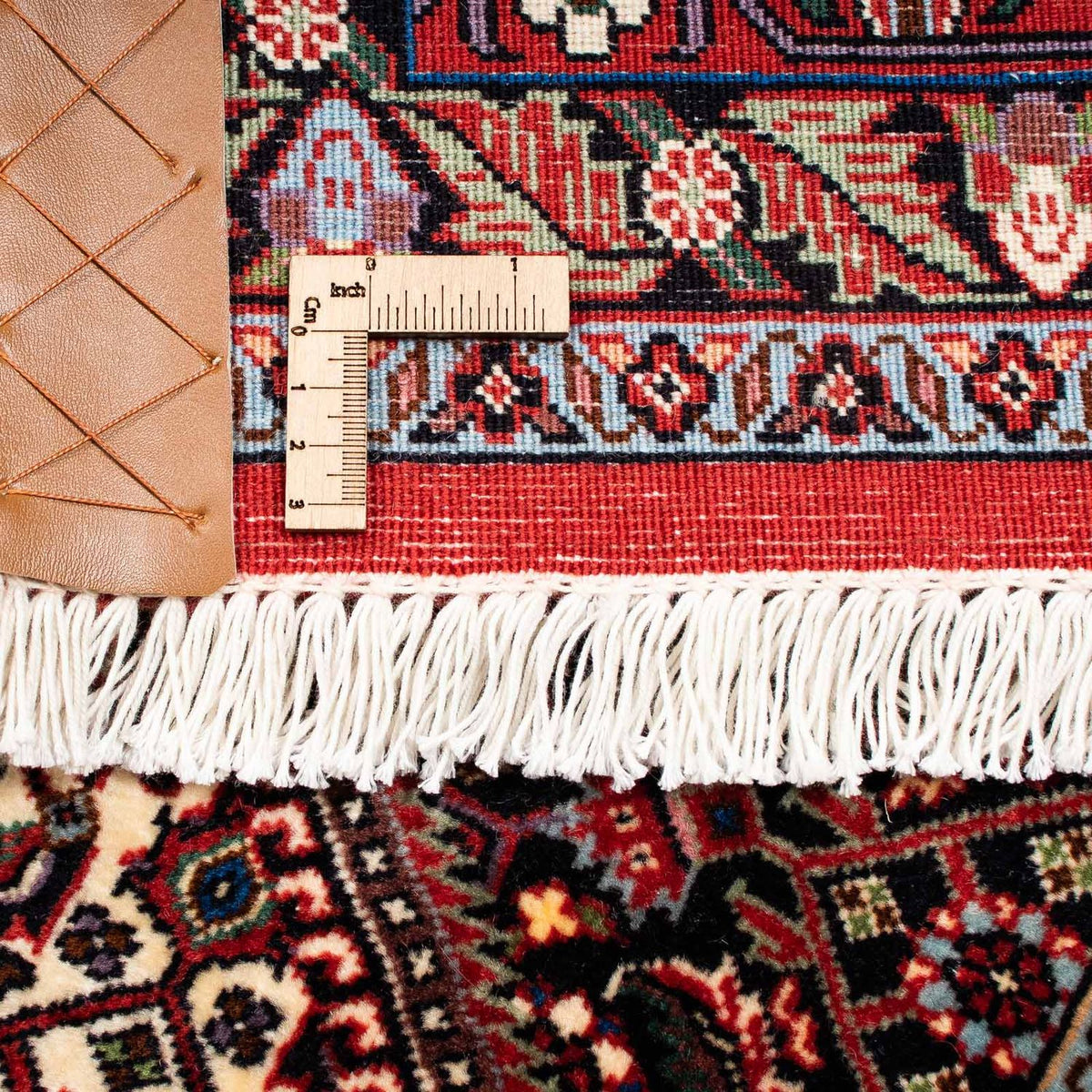 Alfombra persa - Bidjar - 248 x 202 cm - rojo oscuro