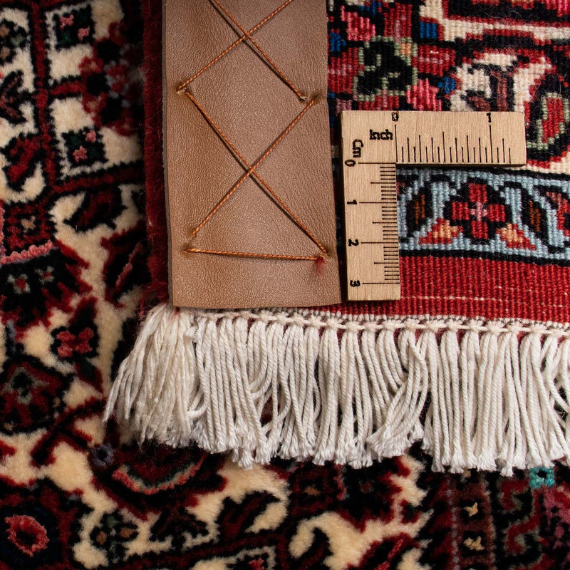 Alfombra persa - Bidjar - 258 x 202 cm - rojo oscuro