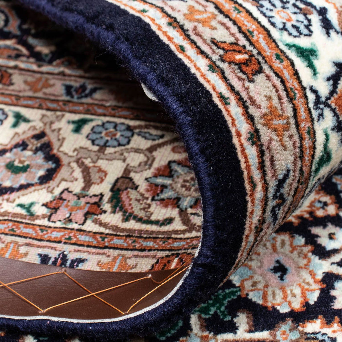 Alfombra persa - Clásica - 221 x 149 cm - azul oscuro