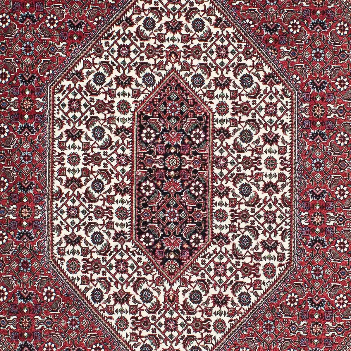 Alfombra persa - Bidjar - 200 x 130 cm - rojo claro