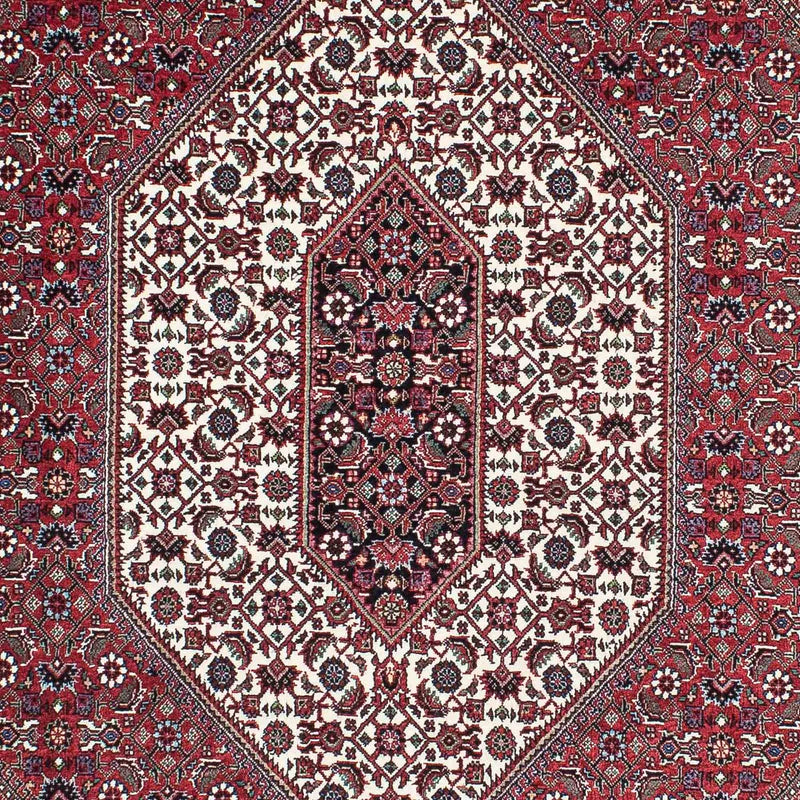 Alfombra persa - Bidjar - 200 x 130 cm - rojo claro