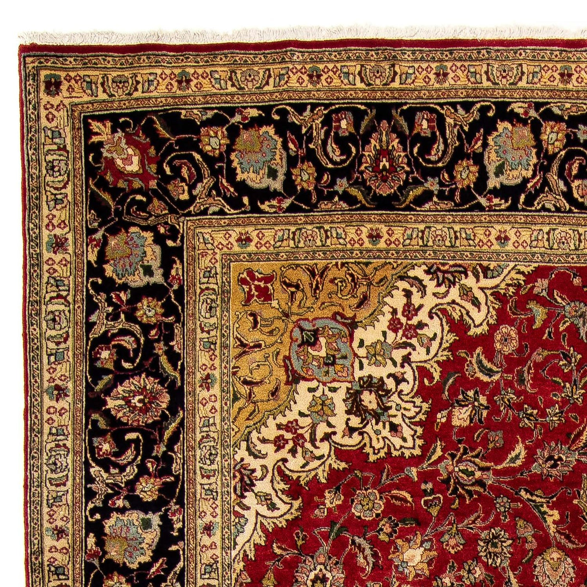 Alfombra persa - Tabriz - 380 x 300 cm - rojo oscuro