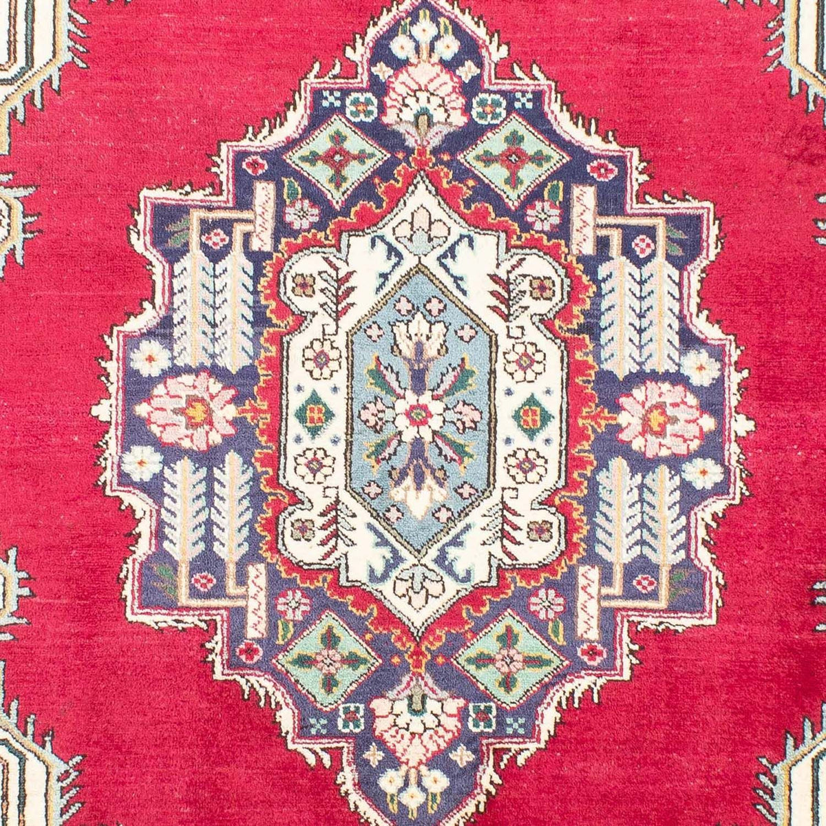 Alfombra persa - Tabriz - 315 x 203 cm - rojo