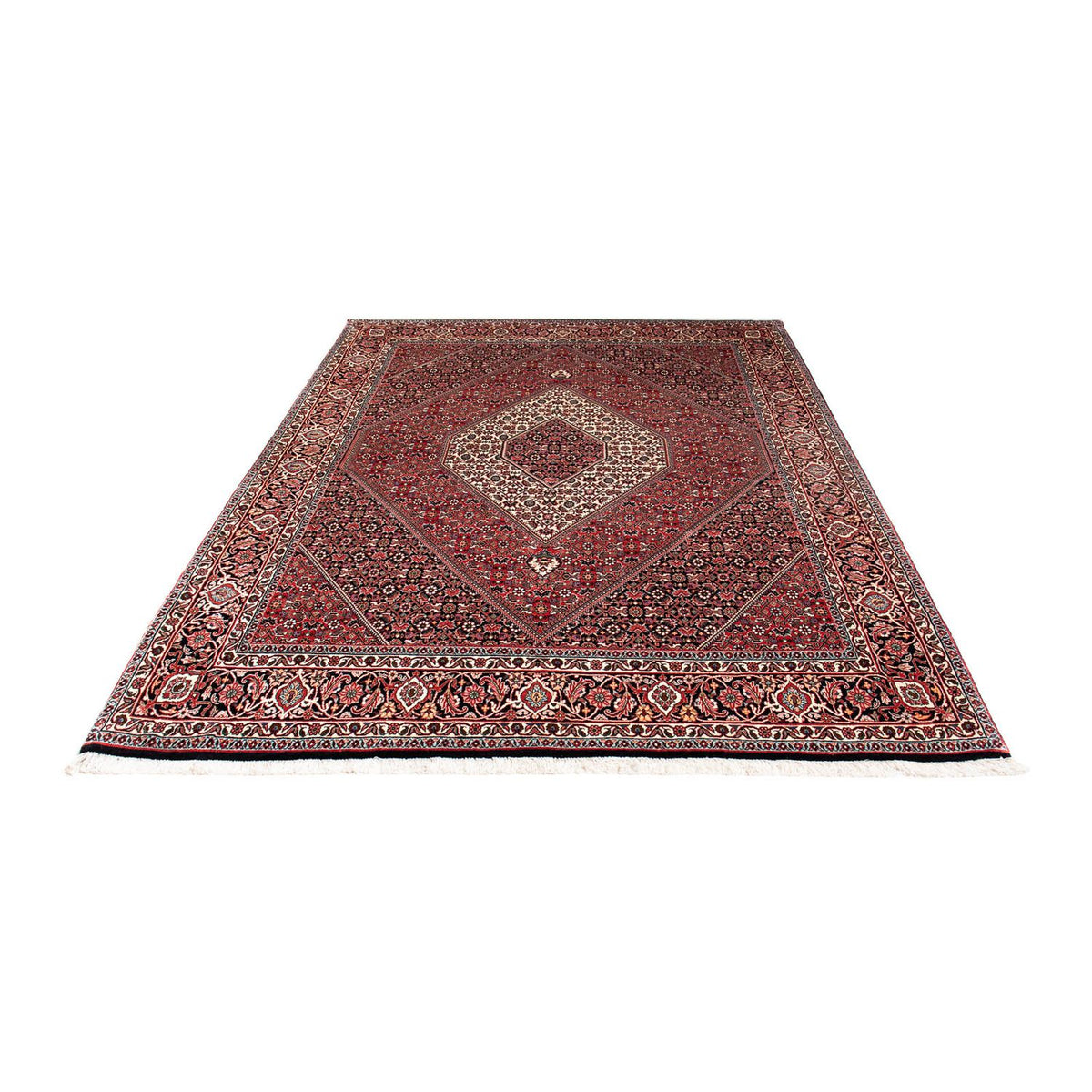 Alfombra persa - Bidjar - 243 x 170 cm - rojo claro