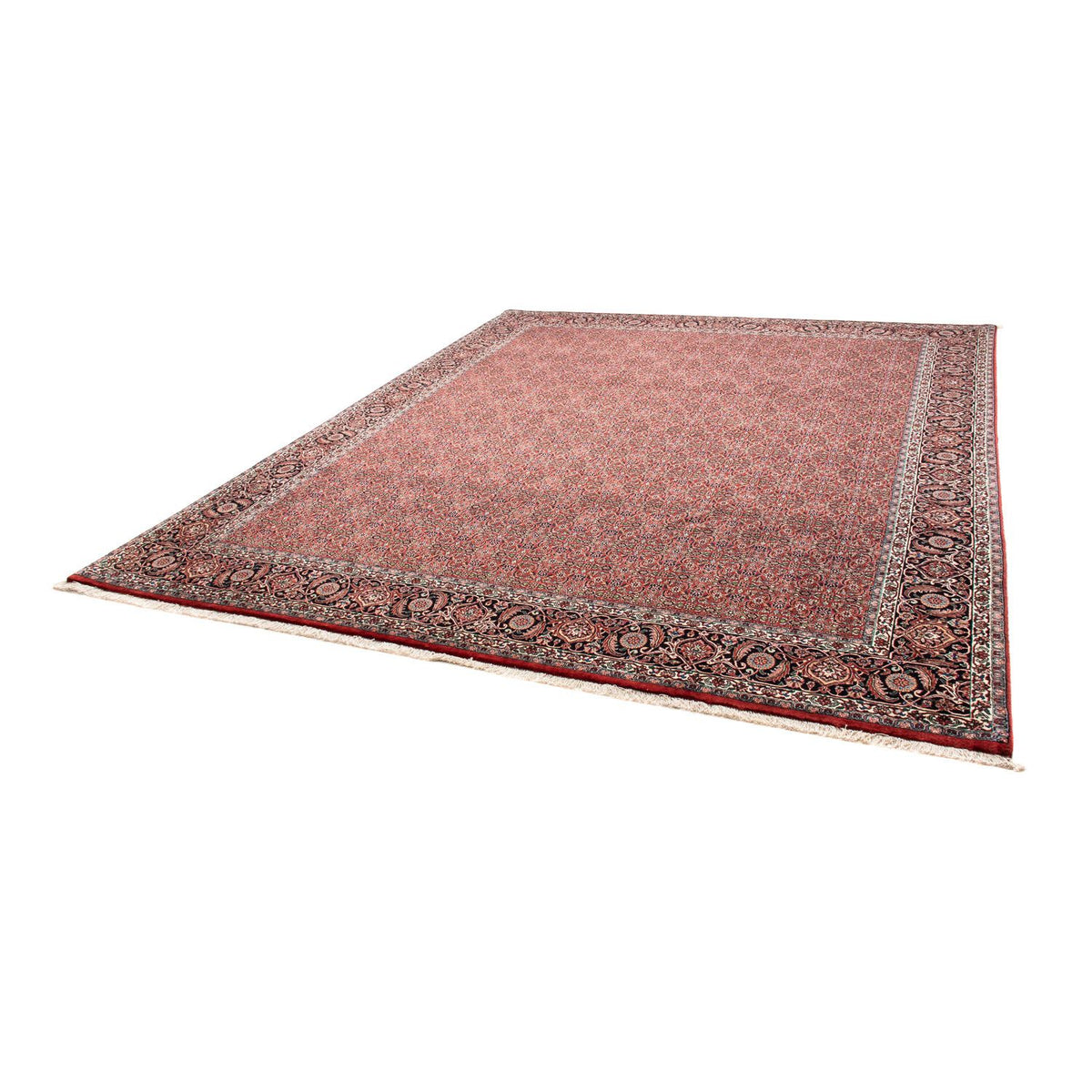 Alfombra persa - Bidjar - 300 x 252 cm - rojo oscuro