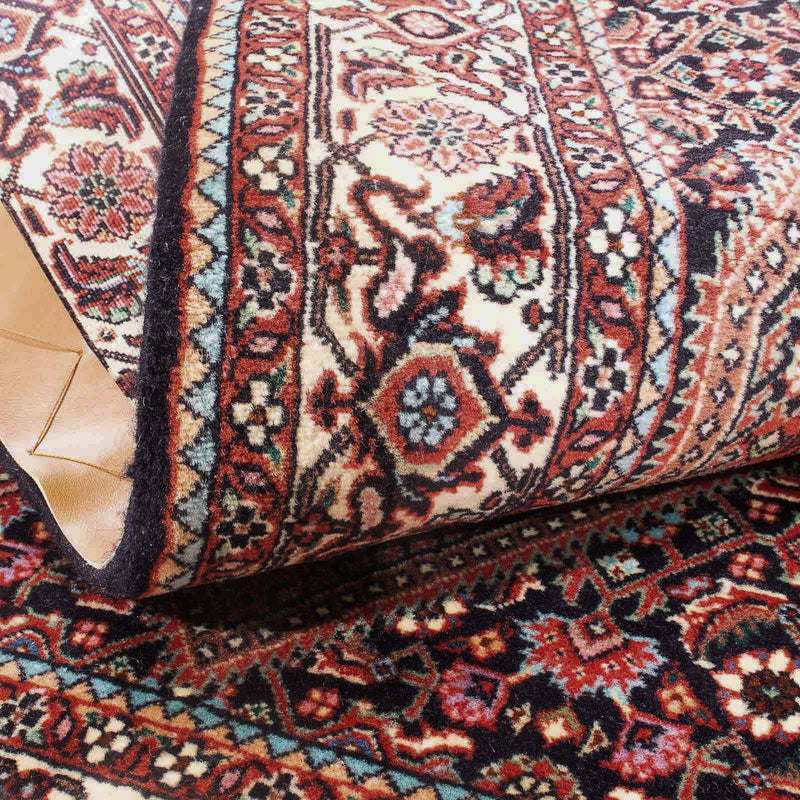 Alfombra persa - Bidjar - 144 x 81 cm - rojo claro