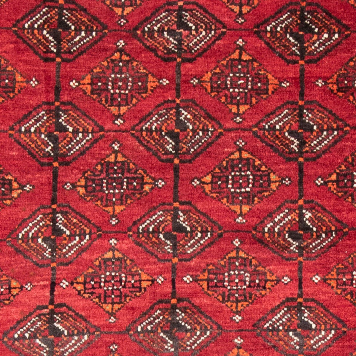Alfombra Belutsch - 203 x 136 cm - rojo