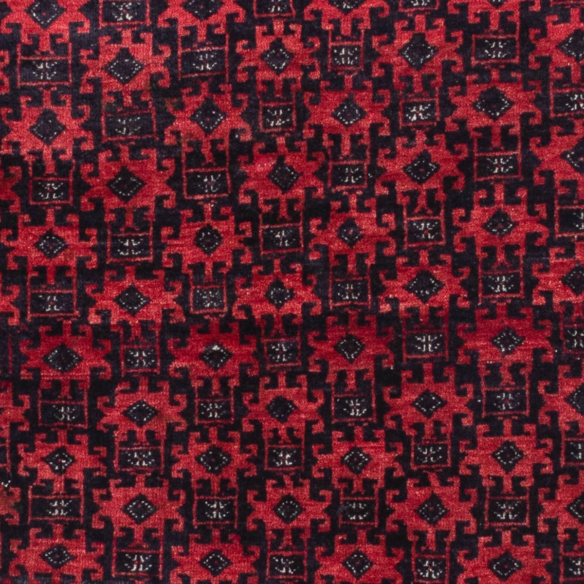 Alfombra Belutsch - 150 x 89 cm - rojo oscuro