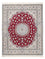 Alfombra Persa - Nain - Prima - 199 x 157 cm - rojo oscuro