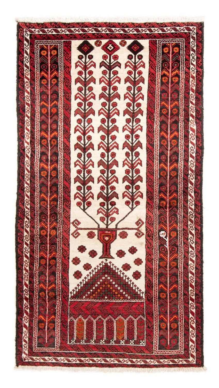 Alfombra de pasillo Alfombra Belutsch - 204 x 109 cm - beige