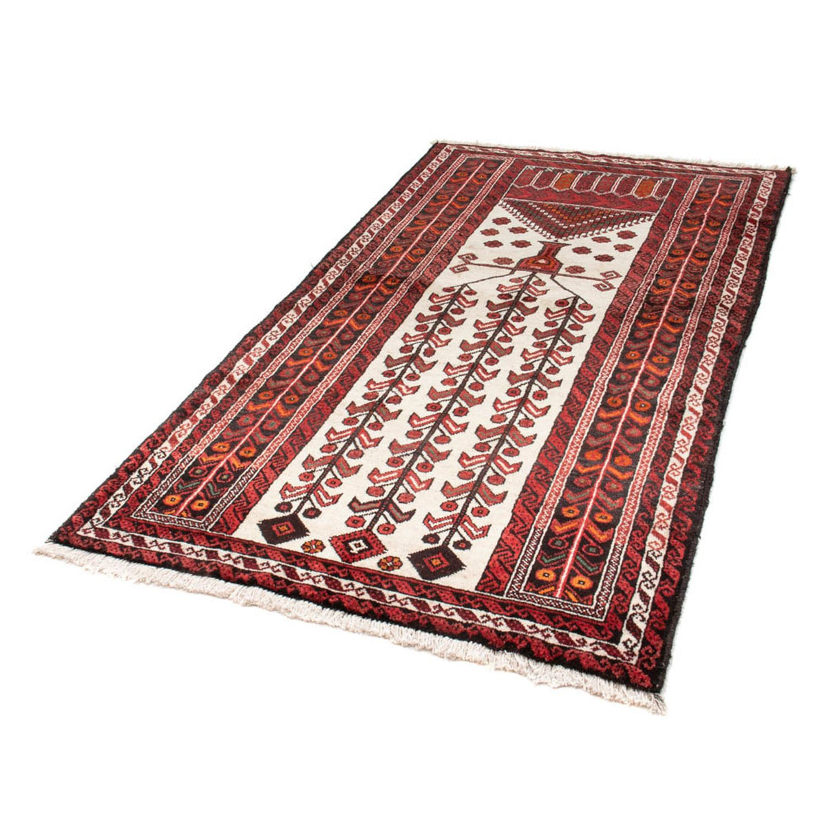 Alfombra de pasillo Alfombra Belutsch - 204 x 109 cm - beige