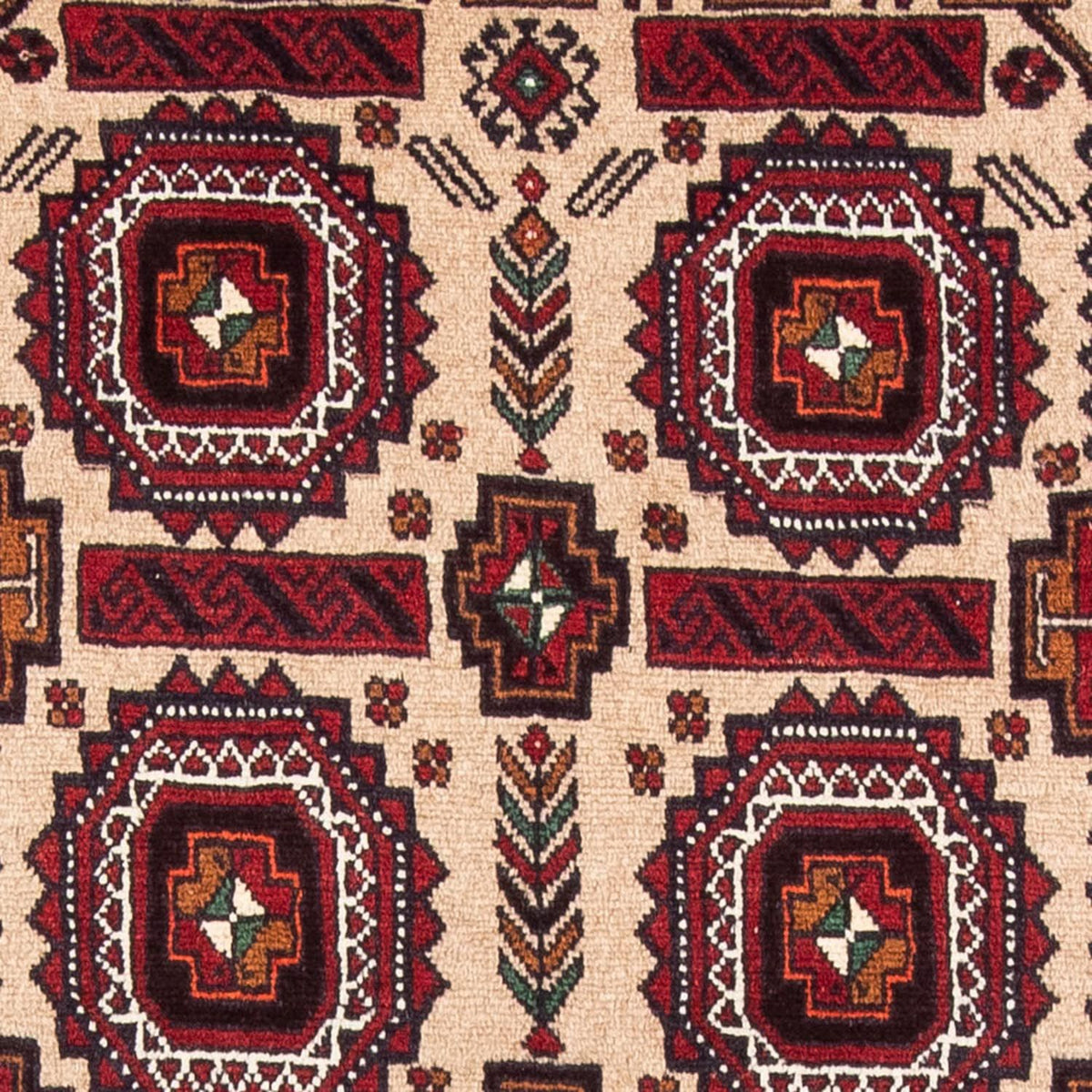 Alfombra de pasillo Alfombra Belutsch - 190 x 104 cm - beige