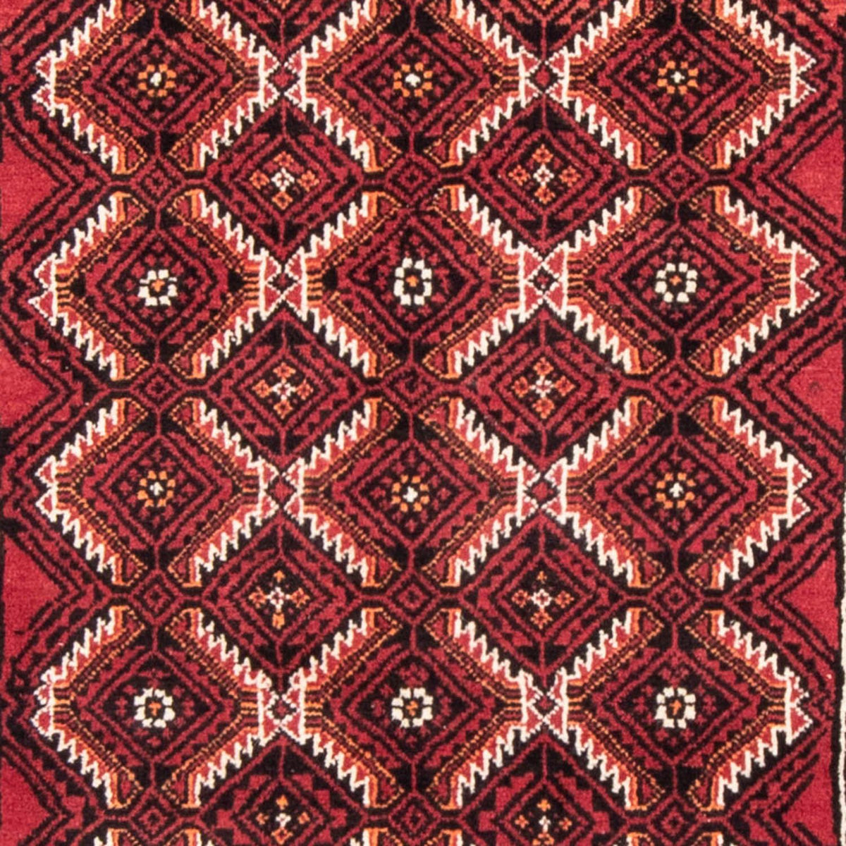 Alfombra de pasillo Alfombra Belutsch - 191 x 101 cm - rojo