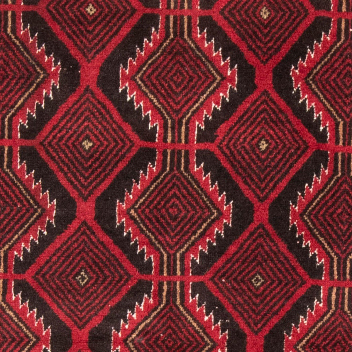 Alfombra de pasillo Alfombra Belutsch - 184 x 103 cm - rojo