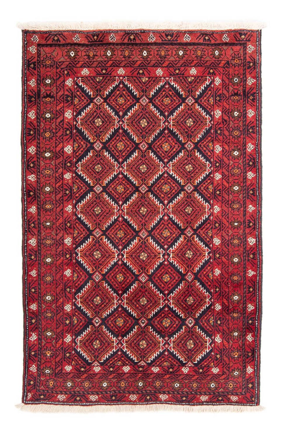Alfombra de pasillo Alfombra Belutsch - 184 x 105 cm - rojo
