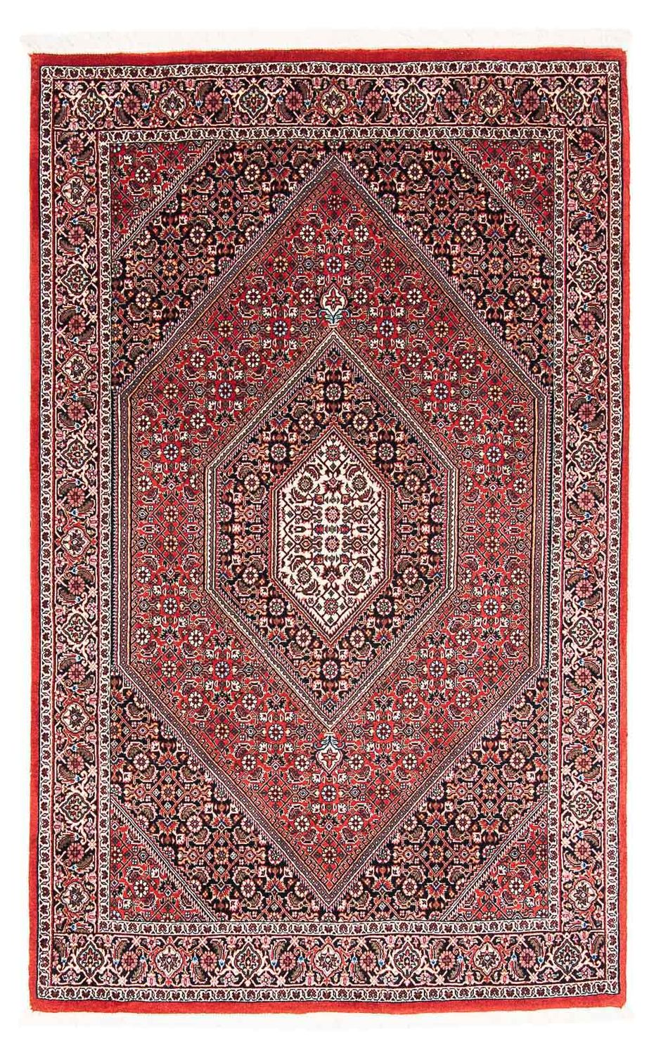 Alfombra persa - Bidjar - 170 x 111 cm - rojo