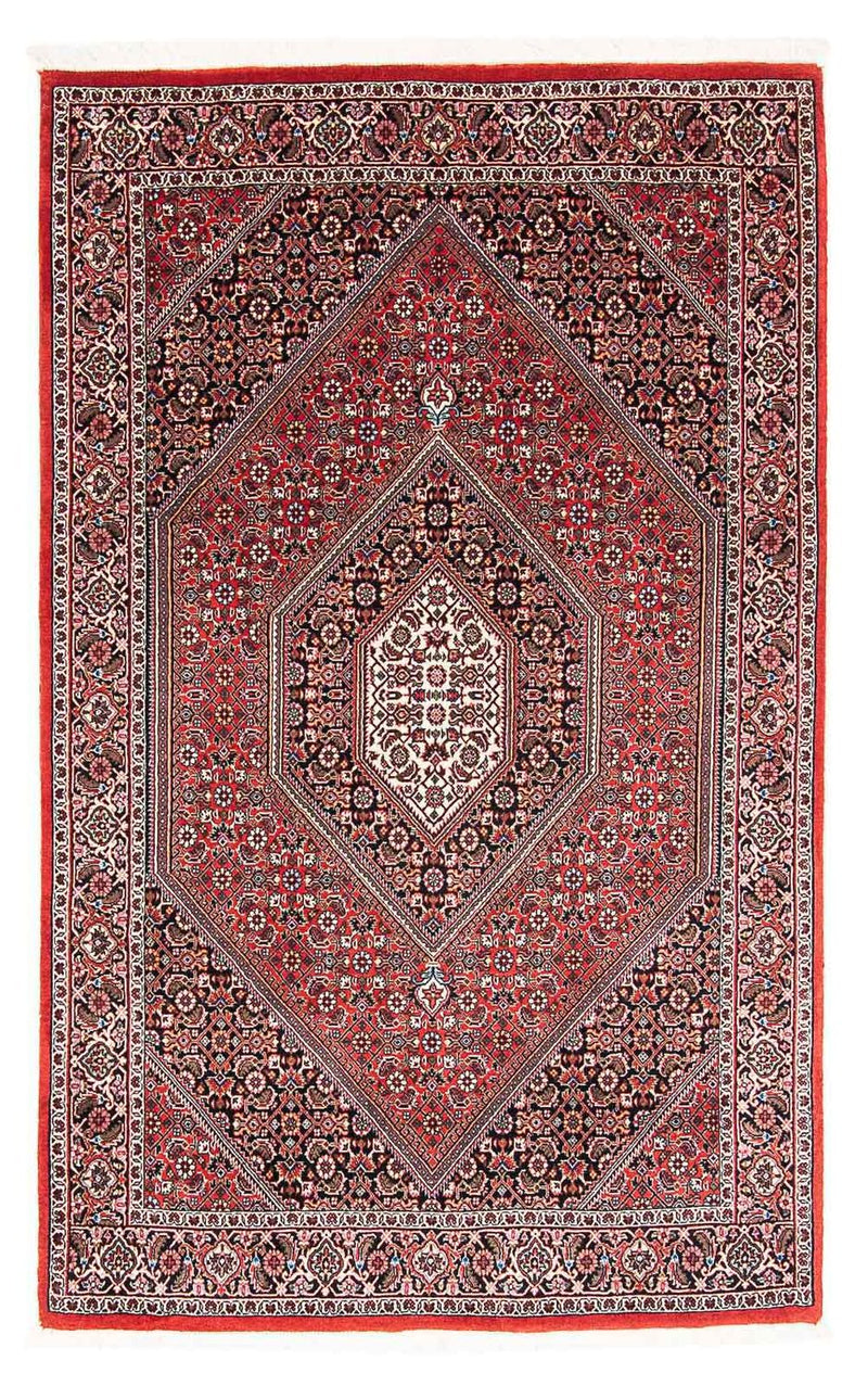 Alfombra persa - Bidjar - 170 x 111 cm - rojo