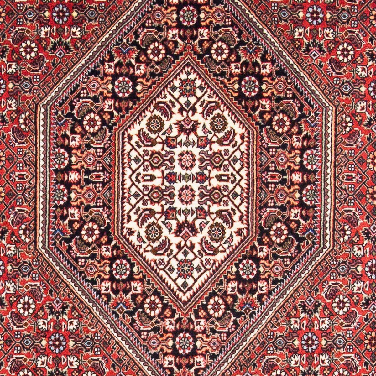 Alfombra persa - Bidjar - 170 x 111 cm - rojo