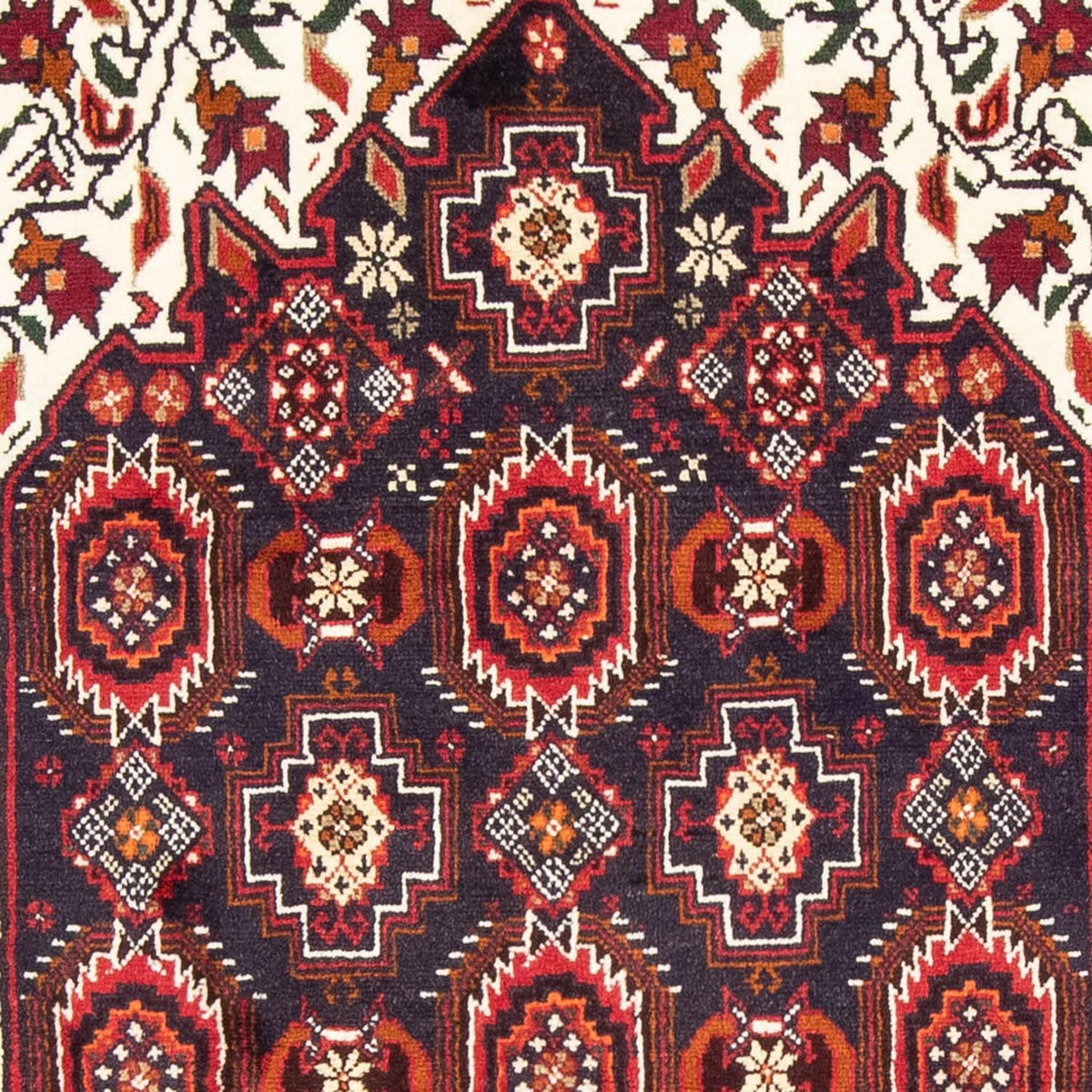 Alfombra de pasillo Alfombra Belutsch - 196 x 110 cm - azul oscuro