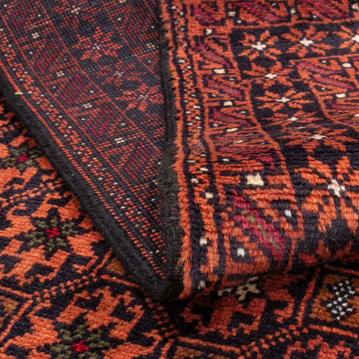 Alfombra de pasillo Alfombra Belutsch - 183 x 101 cm - óxido