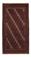Alfombra de pasillo Alfombra Belutsch - 186 x 102 cm - rojo oscuro