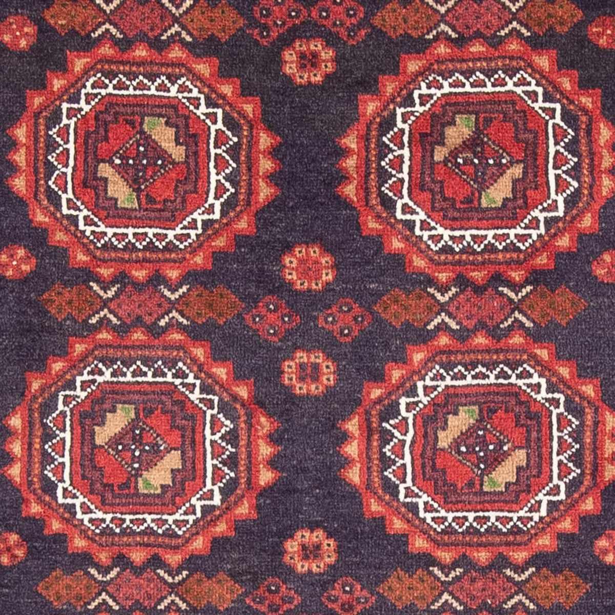 Alfombra de pasillo Alfombra Belutsch - 186 x 95 cm - azul oscuro