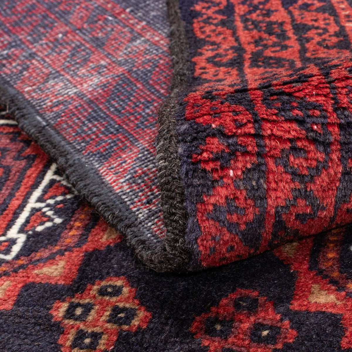 Alfombra de pasillo Alfombra Belutsch - 186 x 95 cm - azul oscuro
