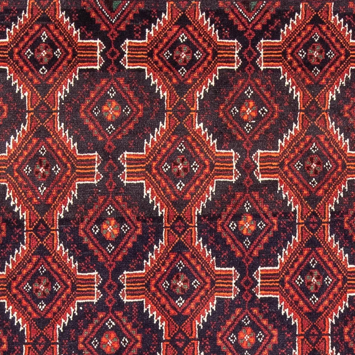 Alfombra de pasillo Alfombra Belutsch - 176 x 98 cm - rojo