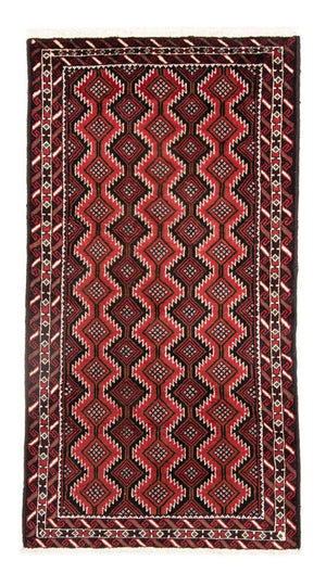Alfombra de pasillo Alfombra Belutsch - 199 x 107 cm - rojo