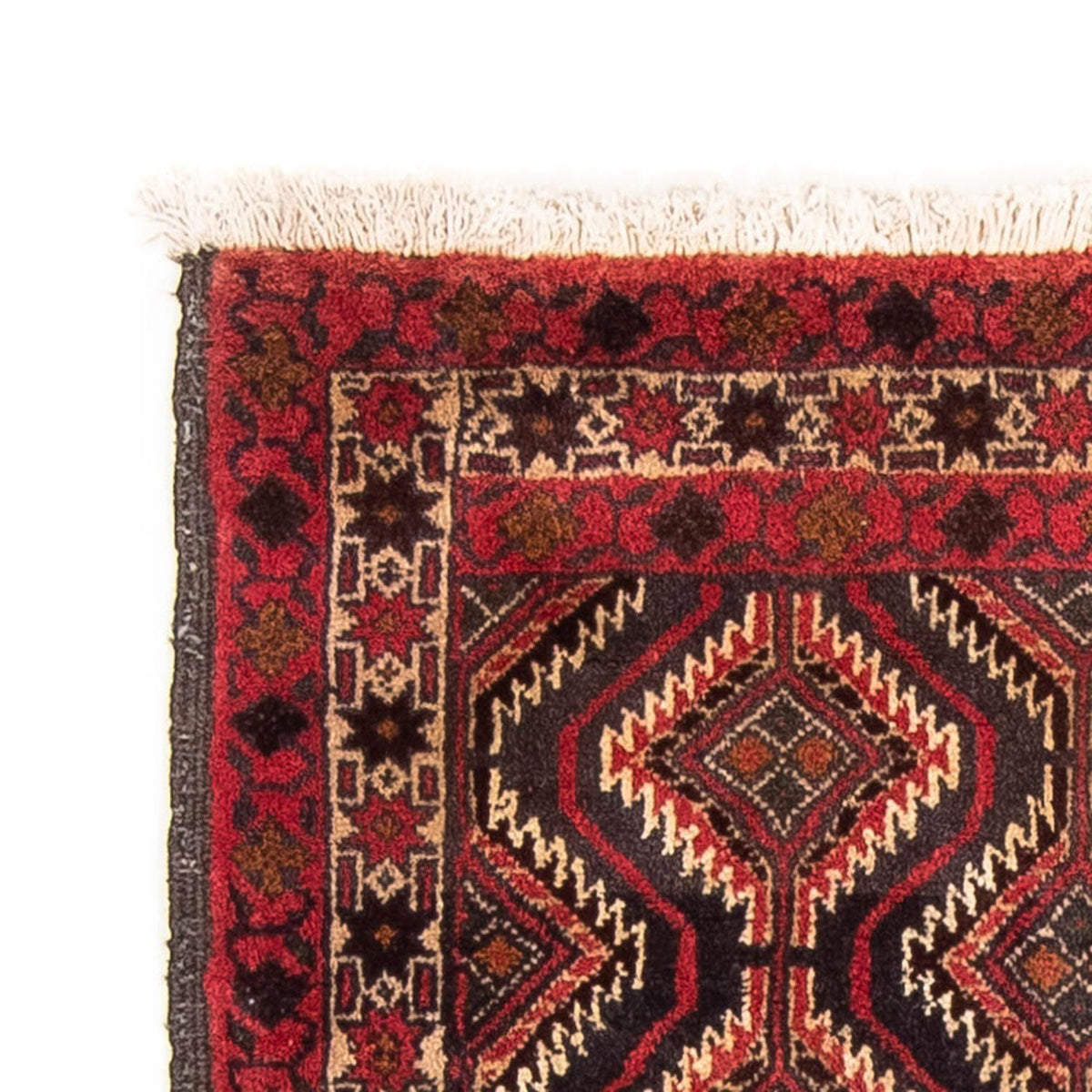 Alfombra Belutsch - 153 x 83 cm - rojo