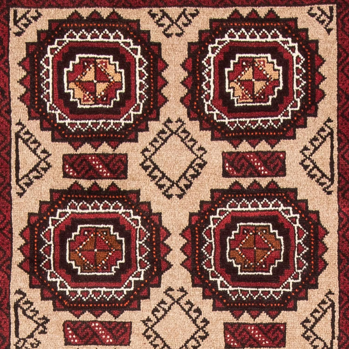 Alfombra de pasillo Alfombra Belutsch - 195 x 104 cm - beige