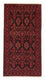 Alfombra de pasillo Alfombra Belutsch - 201 x 99 cm - rojo oscuro