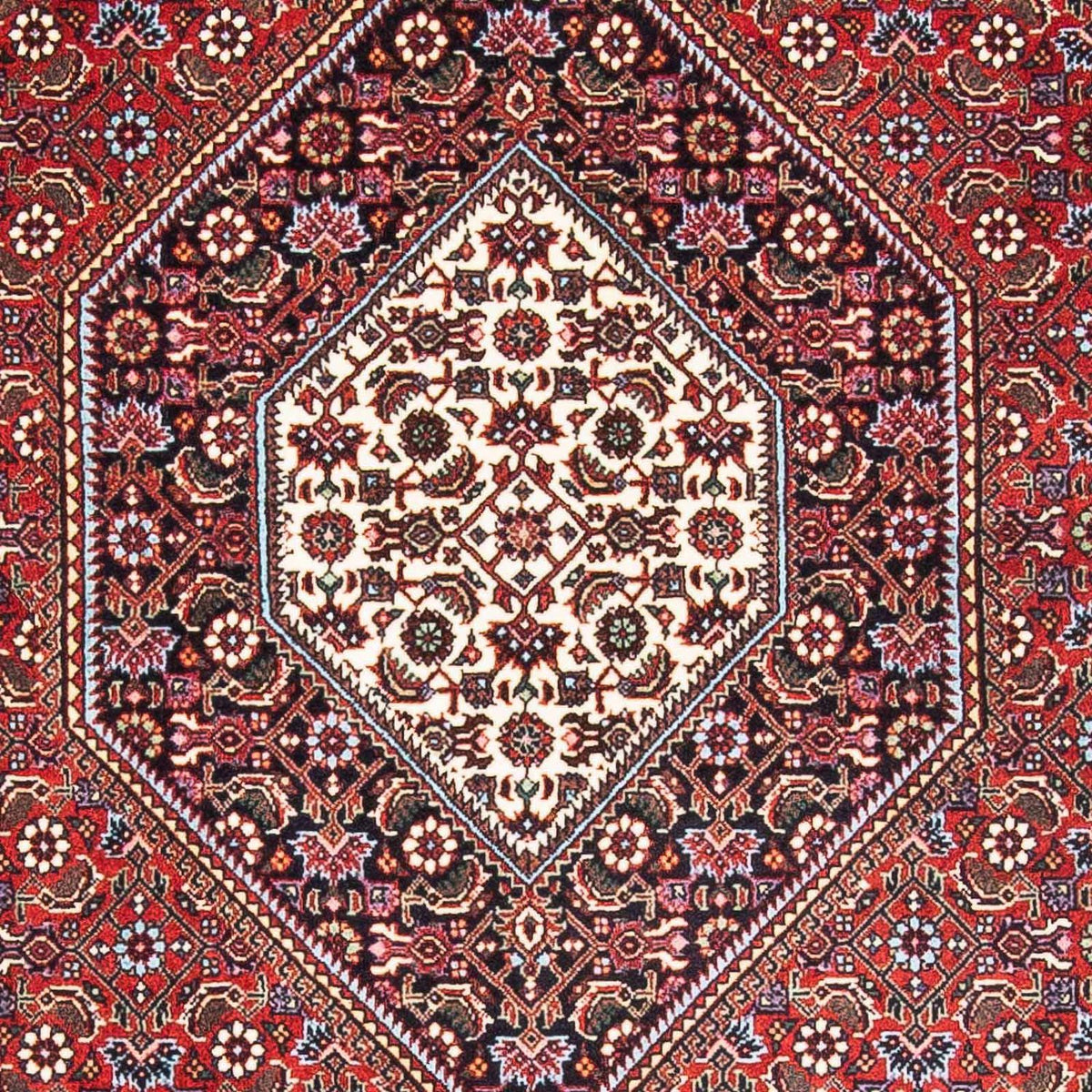 Alfombra persa - Bidjar - 171 x 114 cm - rojo