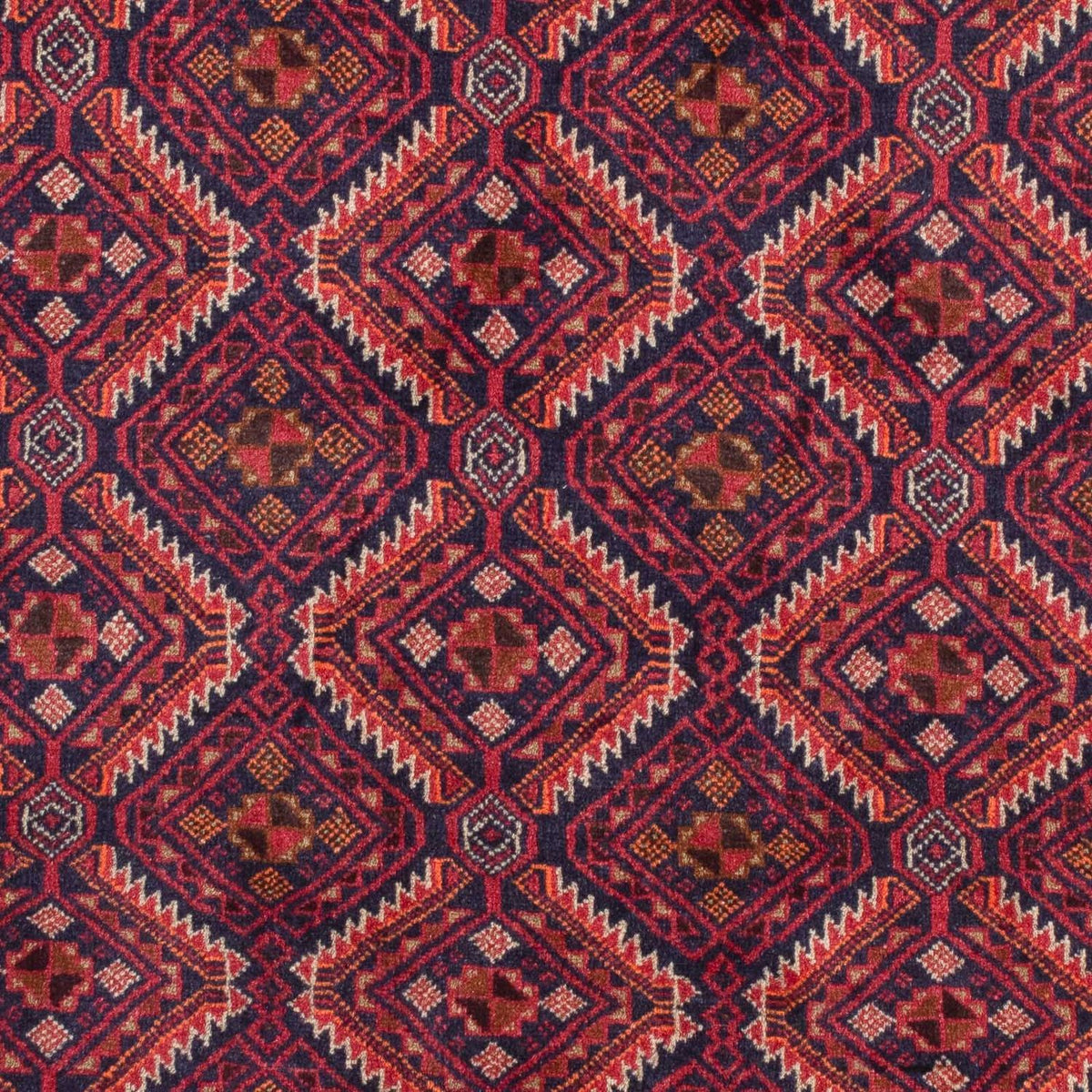 Alfombra de pasillo Alfombra Belutsch - 174 x 99 cm - rojo oscuro