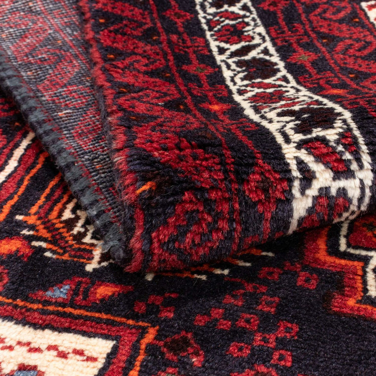 Alfombra de pasillo Alfombra Belutsch - 194 x 110 cm - rojo