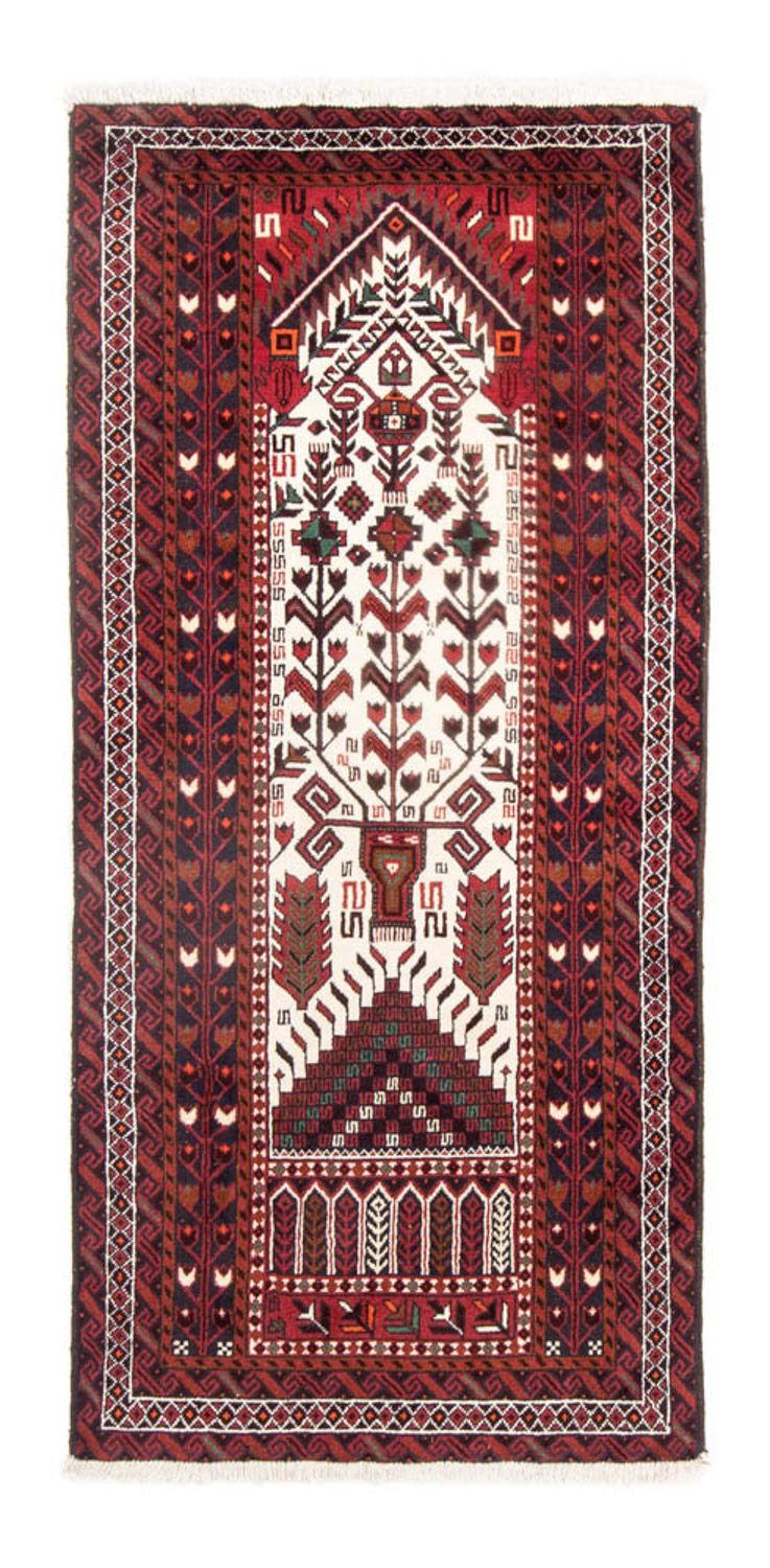 Alfombra de pasillo Alfombra Belutsch - 197 x 100 cm - beige