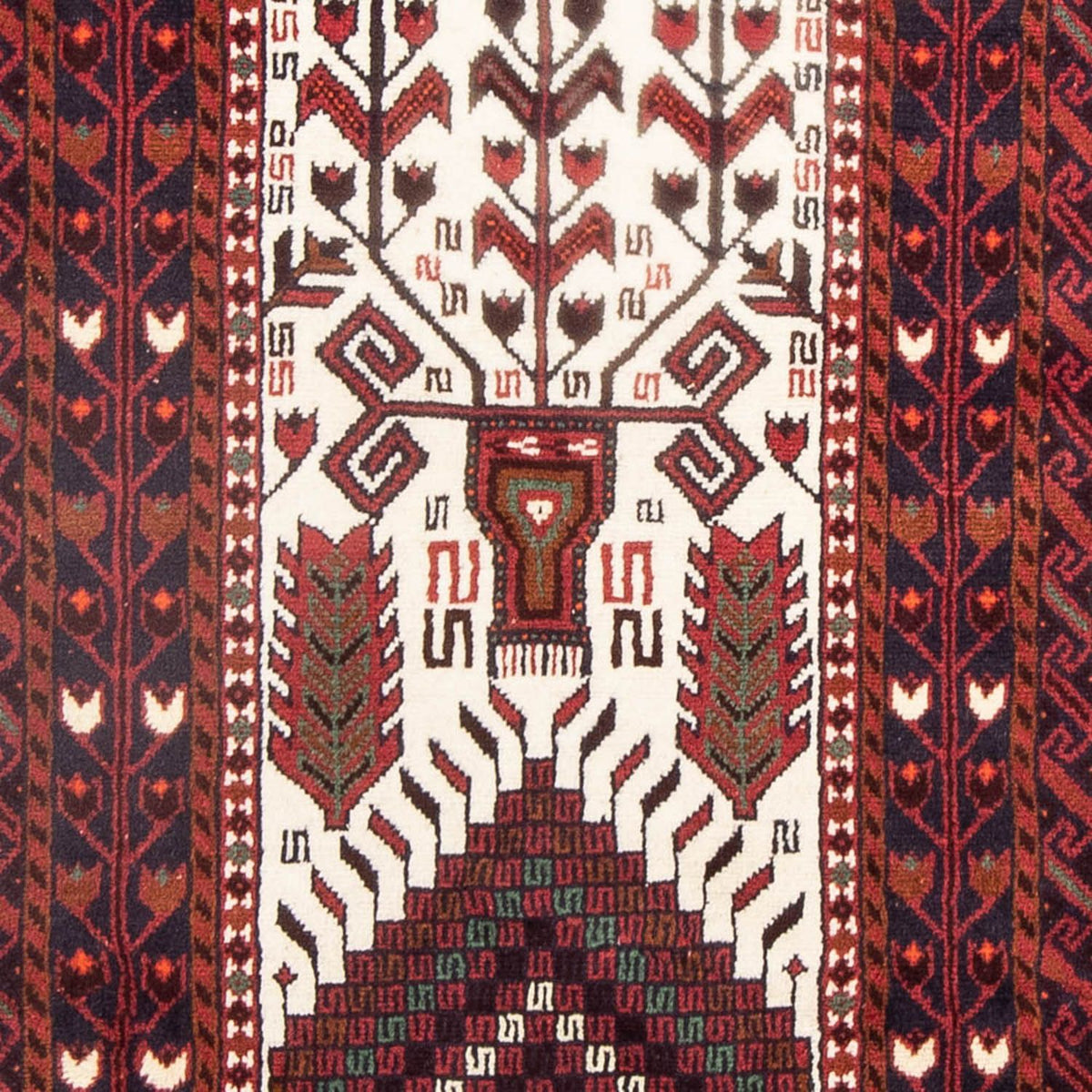 Alfombra de pasillo Alfombra Belutsch - 197 x 100 cm - beige