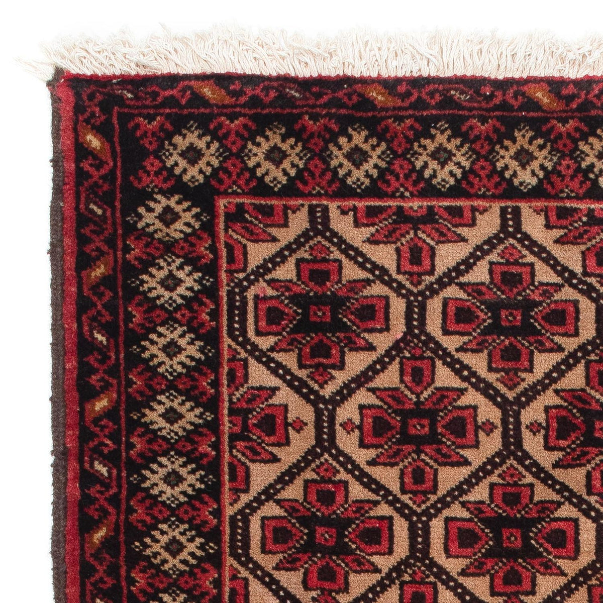 Alfombra Belutsch - 146 x 84 cm - marrón claro