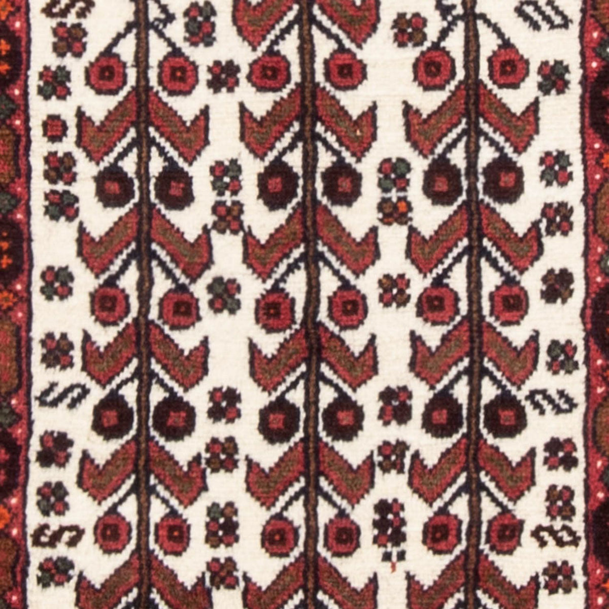 Alfombra de pasillo Alfombra Belutsch - 191 x 101 cm - rojo