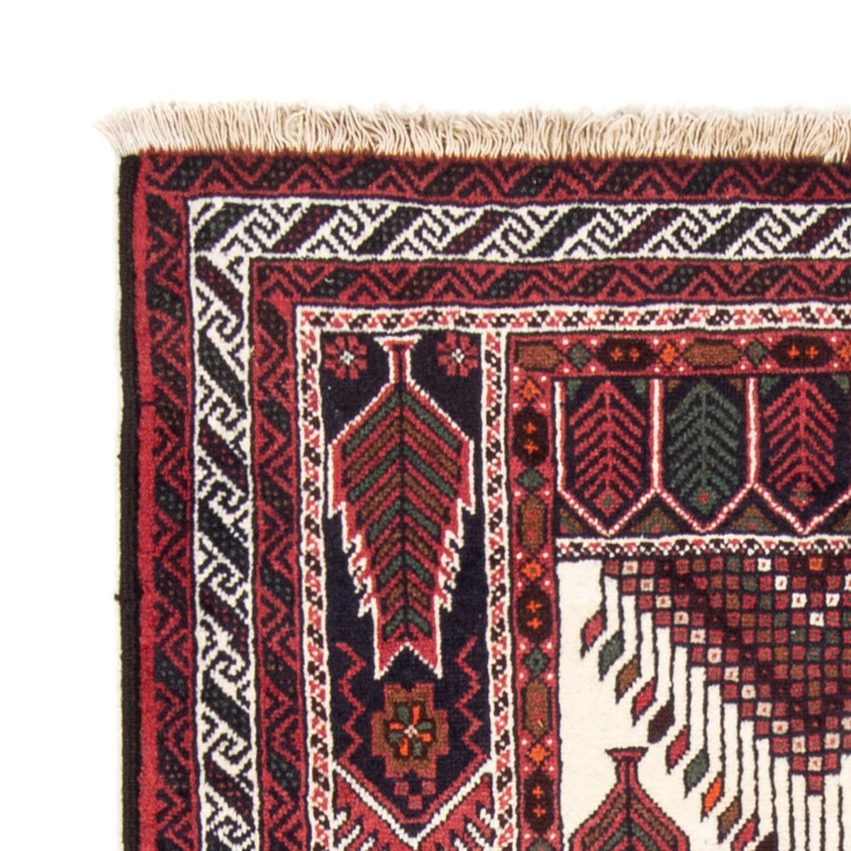 Alfombra de pasillo Alfombra Belutsch - 191 x 101 cm - rojo