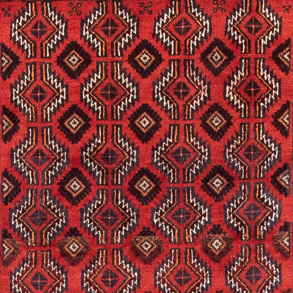 Alfombra de pasillo Alfombra Belutsch - 185 x 97 cm - rojo