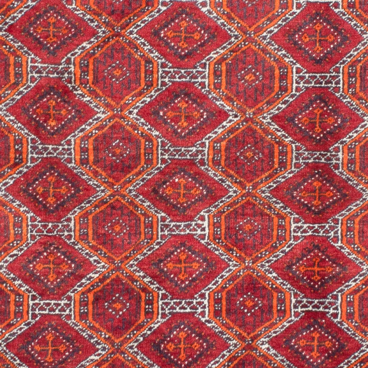 Alfombra de pasillo Alfombra Belutsch - 180 x 91 cm - rojo