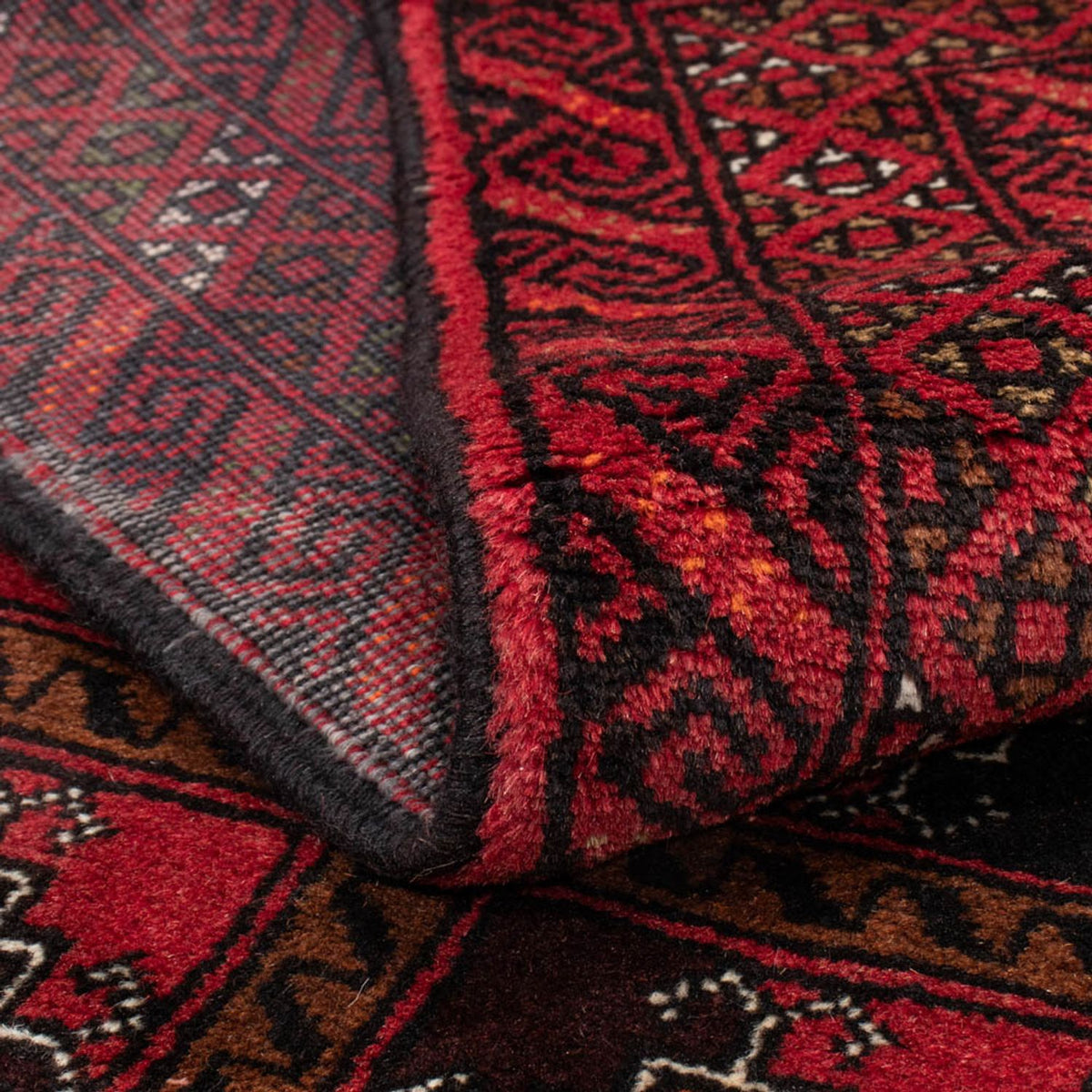 Alfombra de pasillo Alfombra Belutsch - 197 x 104 cm - rojo