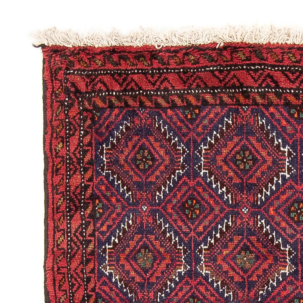 Alfombra de pasillo Alfombra Belutsch - 176 x 89 cm - rojo